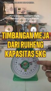 Timbangan Jarum Manual 5kg / Timbangan Buah Sayur Ayam Daging Ikan RUIHENG