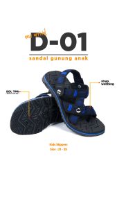 Sandal Gunung Anak Slip On Pria Wanita Size 21 - 35 / Sendal Outdoor Anak Selop Jepit Karet Lentur