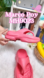 Marco Pony รองเท้าหูหนีบ รองเท้าแตะนุ่ม รองเท้าแฟชั่นผู้หญิง เบาสบาย รองเท้านิ่มเหมือนเหยียบอึ กันลื่นและทนทาน MH9023