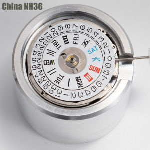 China NH36A Movement Can Replace The Japan NH36 Movement Date 3 oclock Week Calendar High Accuracy Automatic Mechanical NH36