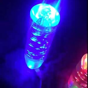 RGB Car Handle Gear Shifter Lever Universal Truck Gear Shift Lever Colorful Gradient Crystal Bubble Car Gear Stick Shift