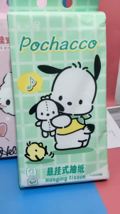 Sanrio Hanging Tissue Paper 1320pcs 💦 三丽鸥悬挂式抽纸 Tisu Gantung Kartun Comel Tisu 4 Lapis Besar Four Layer Large Hello Kitty Pochacco