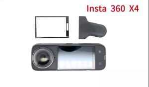 for Insta360 X4 Screen Protector Tempered Glass Film Accessories Silicone Case Cover Cap