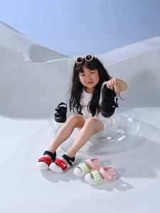 Cheerful Mario ตีนตุ๊กแก รองเท้าเด็กหัดเดิน ลองเท้าเด็ก ฤดูร้อน รัดส้น แตะหัดเดิน รอบเท้าเด็ก