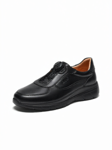 Autumn Genuine Leather Thick Sole Elevating Lightweight Fashionable Mens Leisure Sport Shoes