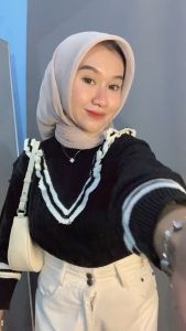 RUPPLE BLOUS ATASAN WANITA RAJUT KEPANG / BAJU ATASAN WANITA MODEL TERBARU KEKINIAN / baju wanita