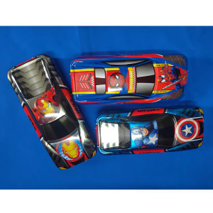 Hot Toys | Marvel Spider Man Iron Man Captain America Handsome cartoon pattern pencil case Anime peripherals Small gift