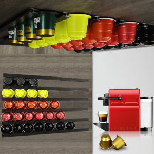 Coffee Capsule Storage Rack Nespresso Nestle Magnetic Sucker Back Sticker Refrigerator No Punching on Walls Wall Hanging Storage Exhibition