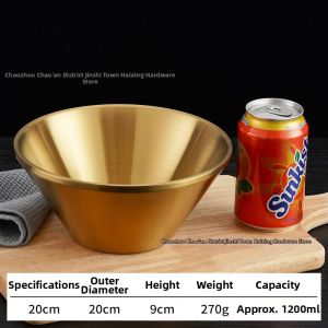 Korean-Style Double Insulated Steel Soup Bowl