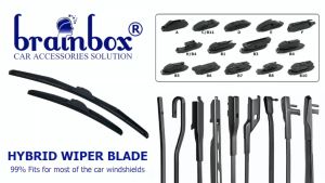 HIGH QUALITY Brainbox Hybrid Wiper Mobil Mitsubishi L300 Windshield