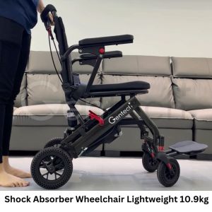 🔥NEW UPGRADED🔥 Aluminium Lightweight Foldable Wheelchair Outdoor Lipat Elderly Traveling with Shock Absorber