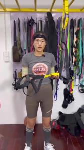 ＜915＞TRX Tension Band Pulling Rope Hanging Training Belt   Chest Expander Hanging Rope Resistance Band Fitness Suit