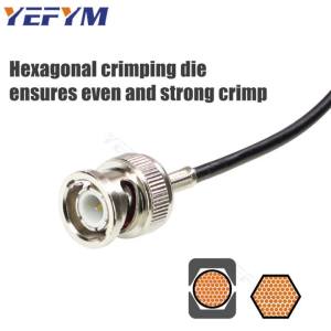 Coaxial Cable Crimping Pliers YF-05H YF Series For SMA/BNC RG58 59 62 1748 11 188 233 Repair Connection Tools YEFYM