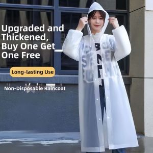 Waterproof Clear Thick Raincoat
