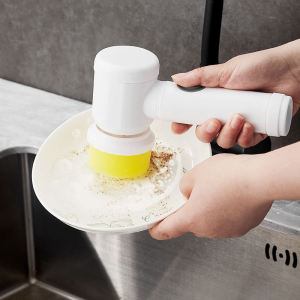 【Electric cleaning brush】Dishwashing brush 3 in 1 HIGH QUALITY Multifunctional household floor brush wireless bathroom kitchen tile bathtub brush with long handle dual purpose cleaning brush brush for dishwashing kitchen cleaning brush