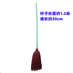 Broom Old Style Cotton Thread Wet Mop Ultra Absorbent Thickened round Mop Head for Home School Office Cleaning Tools