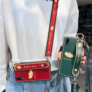 Applicable to Huawei P30pro Strap Crossbody Backpack P30/P40/P50/P60pro Phone Case All-Inclusive P40p Strap Lanyard Huawei Neck Strap Crossbody Pura70 Set Por Fashion