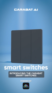 Carabat Smart Switches (SH-SSW01) l Smart Switch l Smart Home l App Control Home Switch l Home Switch l Tuya Home Switch l Home Switch l Smart Living l App Switch l Phone Control Switch