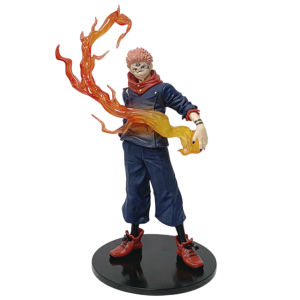 Bandai | Anime 21cm Jujutsu Kaisen Figure Itadori Yuji Action Figure Model PVC Doll Toys Surrounding Collection Desktop Accessories Gifts