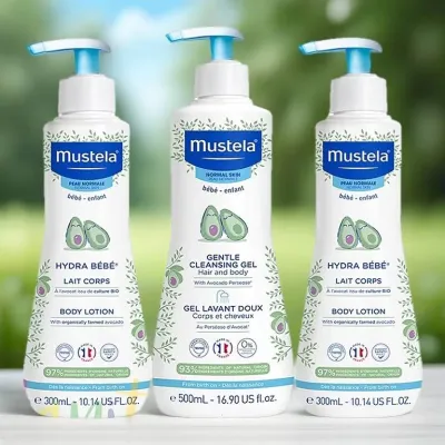 MUSTELA Gentle Cleansing Gel 500ml BUNDLE OF 2 & 3 BOTTLES MADE IN FRANCE 🇫🇷