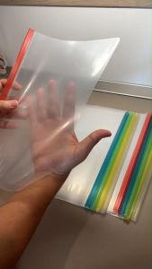 ปกรายงาน + สันรูด A4 แพ็ค510 ชิ้น แฟ้มสันรูด สันปกเข้าเล่ม+แผ่นปกใส