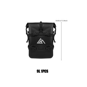 9L/13L/16L Roll Top Dry Bag Multi-purpose Motorbike Frame Bumper Saddle Pannier Storage Tool Bag with Shoulder Strap