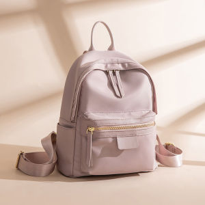 กระเป๋าเป้สะพายหลังผ้าอ็อกซ์ฟอร์ดสำหรับเดินทางแบบลำลองสำหรับผู้หญิง กระเป๋าเป้สะพายหลังแบบอเนกประสงค์น้ำหนักเบา กระเป๋าใส่หนังสือขนาดเล็ก กระเป๋าเป้สะพายหลังสไตล์เกาหลี