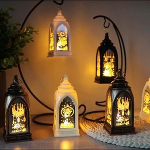 Retro Night Light Ornament Oil Lamp Energy-Saving Led Bulb Lampu Bedroom Lamp Ramadan Decoration Lampu Tidur