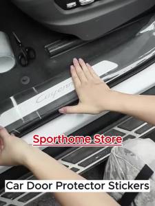 Car Door Protector Stickers Transparent Car Door Threshold Film Anti Scratch Door Edge Bumper Protector Sticker Car Decoration