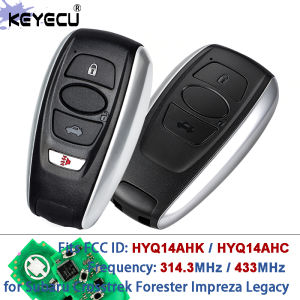 KEYECU HYQ14AHK HYQ14AHC 314.3MHz 433.92MHz ID74 / 8A Smart Remote Key Fob for Subaru Crosstrek Forester Impreza Legacy Outback