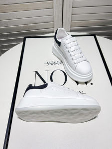 Uncle Jian Chic Platform Heightened Easy Wear Shoes Womens New Spring and Autumn Versatile Sneakers Womens Sports Casual Shoes