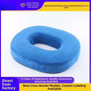 Ergonomic Slow Rebound Memory Foam Cushion for Hemorrhoids