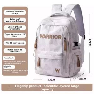 Warrior | Stylish New Lightweight Large Capacity School Backpack