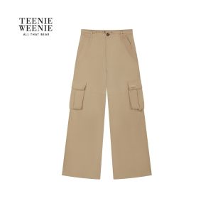 TEENIE WEENIE | Linen Fashion Casual Straight Pants