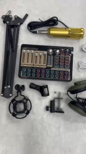 Combo bộ hát Livestream-Thu âm chất lượng cao:Souncard H9 có Auto tune và Mic thu âm B900 kèm đủ phụ kiện