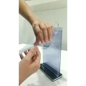 Menu Board Display A4 A5 A6 Leaves Advertisement Sign Poster for Food Store Drink Bar Salon Albums Desktop