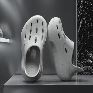 Giày Đế Dày EVA Cho Nam Mùa Hè Ngoài Trời Chống Trượt Không Mùi Giày Lười Đi Biển Thường Ngày EVA Thoải Mái Thoáng Khí