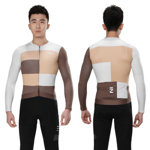 INBIKE Spring Summer Long Sleeve Cycling Jersey: Men's Outdoor Gear & Reflective Breathable Sports Clothing