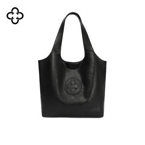 Soft Vegetable Tanned Leather Tote Large Capacity