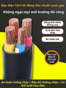 Dây Điện Đồng Lõi Tiêu Chuẩn Quốc Gia Ba Pha Bốn Dây