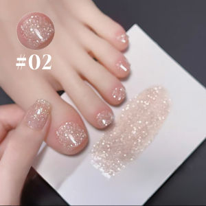 1-8pcs WS Summer Popular Versatile Whitening Pink Green Blue Bling Gel Super Glitter Water Light Broken Diamond Gel Nail Polish