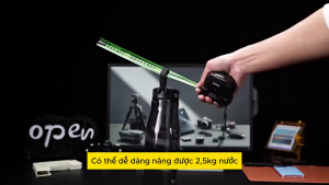 Thước cuộn huỳnh quang công nghệ mới đen 5m 10m độ chính xác cao thước dây bền chắc dễ đọc số