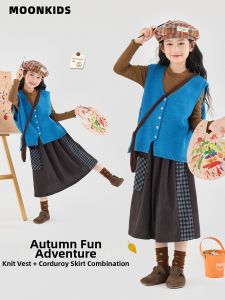 Moonkids | Spring Childrens Three-piece Set Dress