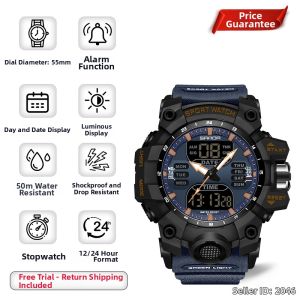 FUGUIJIAREN | Military Outdoor Sports Multi-Function Watch
