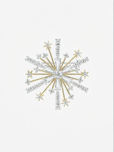 HEFANG Jewelry | Elegant Luxury Firework Brooch Jewelry