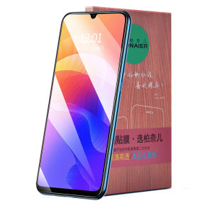 BONAIER | ฟิล์มกระจกนิรภัยแบบเต็มจอสำหรับ Huawei Enjoy 9 Plus 10 Plus 20 Pro 20SE 10E 9S 9 ป้องกันแสงสีฟ้า ขอบป้องกันรอยนิ้วมือ ด้านหน้า