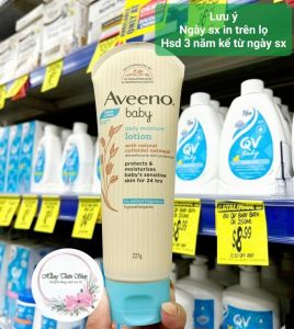 (Bill úc) Kem dưỡng ẩm cho bé Aveeno Daily Baby lotion 220g