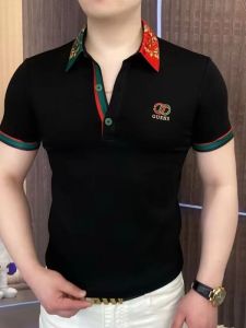 Trendy Color Block POLO Shirt Men