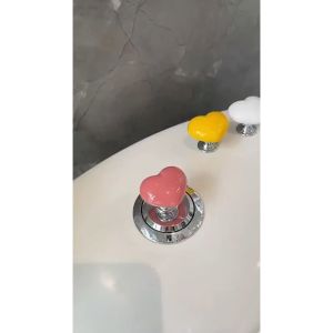 Nút Nhấn Xả Nước Bồn Cầu Hình Trái Tim Nhiều Màu Sáng Tạo -AENEA