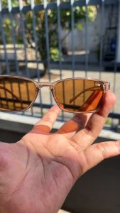 Kacamata Lensa Minus untuk Rabun Jauh Pria & Wanita Lensa Coklat Full Set Box & Lap - Corte Brown Tersedia dari -0.50 s/d -4.00